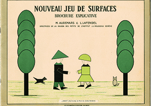 Mina Audemars & Louise Lafendel, Nouveau jeu de surfaces brochure explicative, 1919 © Archives Institut Jean-Jacques Rousseau