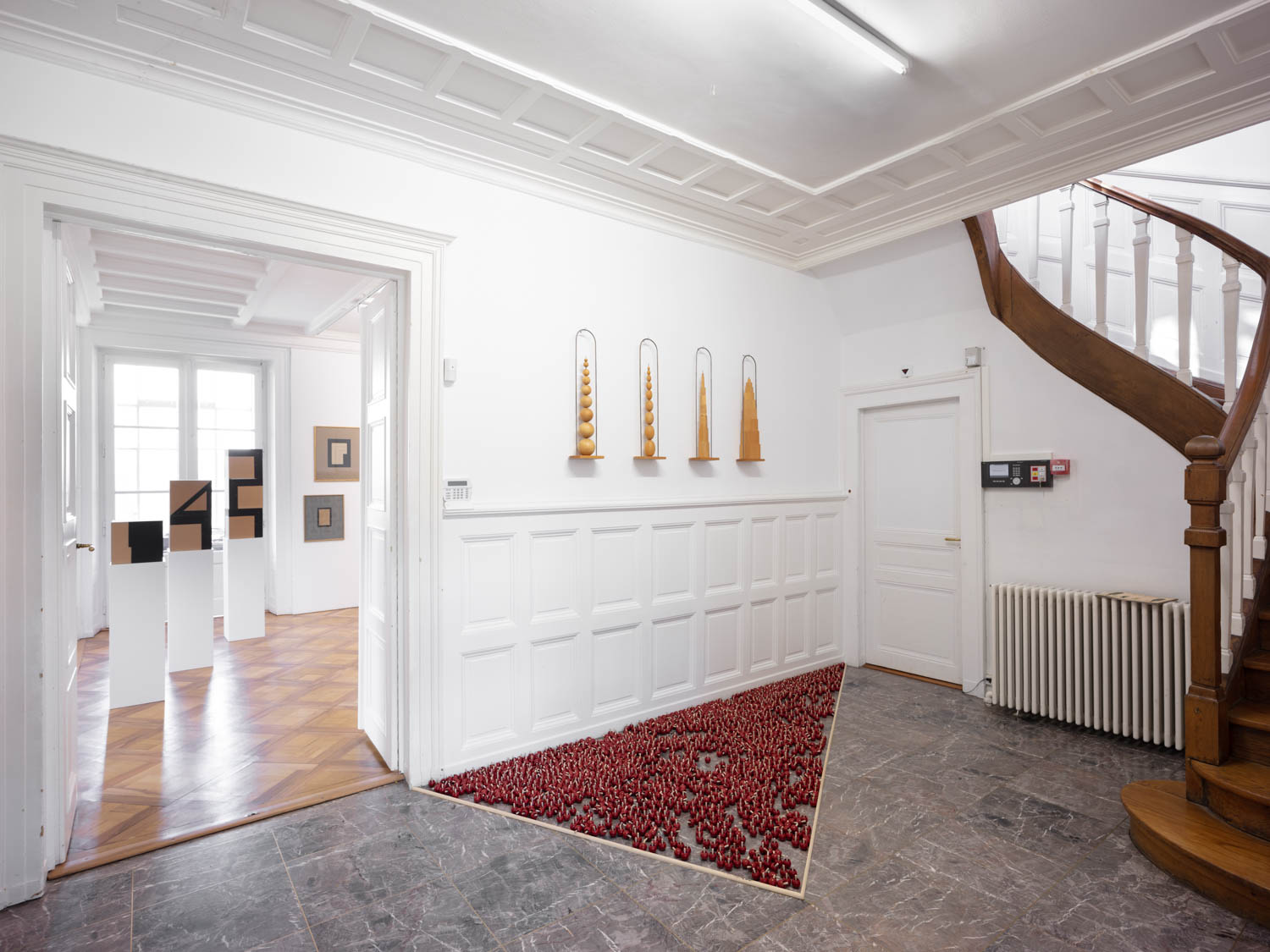 Vue de l'exposition, Récréation, Villa Bernasconi 2019, © Dylan Perrenoud